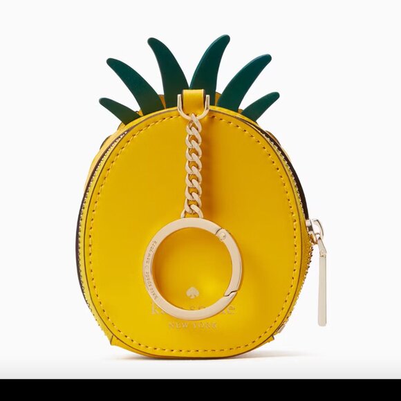 π¨ 50% OFF BUNDLES! ENDS 12/7 π¨ NWOT Kate Spade Pineapple Novelty Coin Purse - Picture 3 of 3